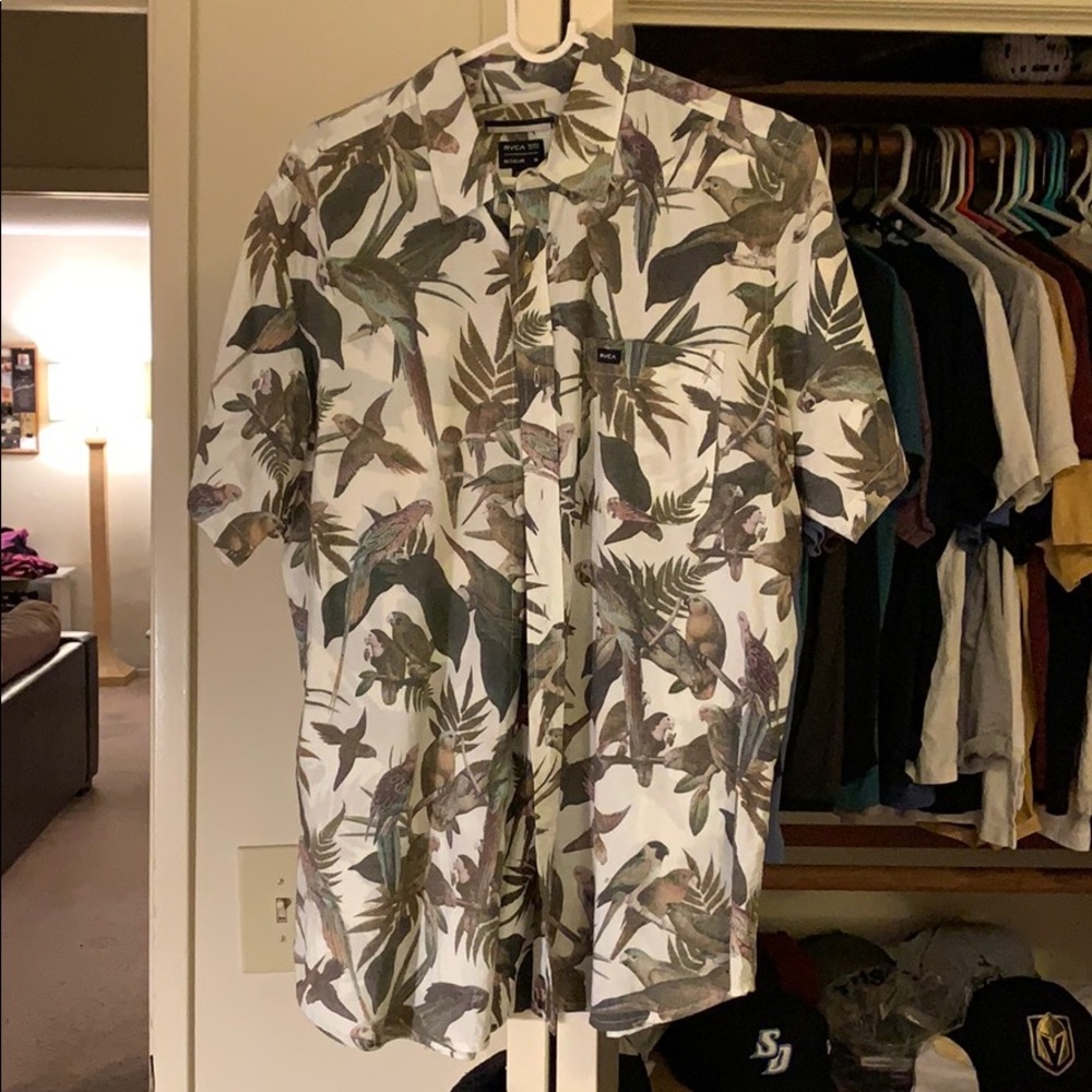 RVCA Birds Button Up